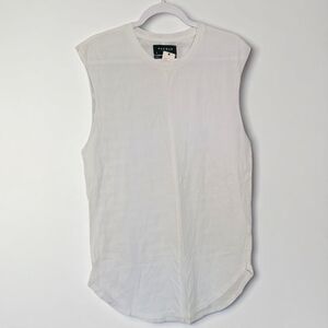 PacSun White Sleeveless Men's Shirt